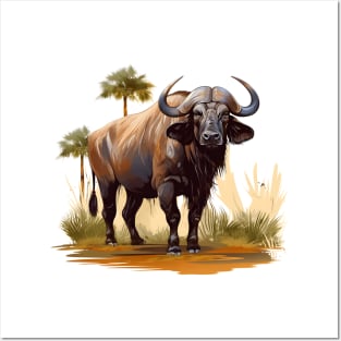 African buffallo Posters and Art